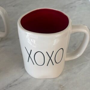 XOXO White and Red Mug